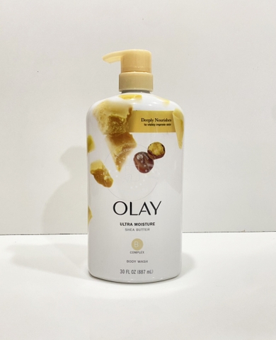 OLAY - ULTRA MOISTURE SHEA BUTTER (SỮA TẮM BƠ HẠT MỠ 887ml)