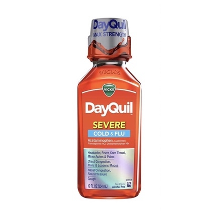 VICKS - DayQuil Severe Cold & Flu (Siro Ho Ban Ngày 354ml)