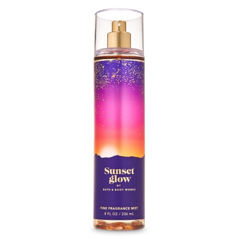 BATH & BODY WORKS - BODY SPRAY SUNSET GLOW (XỊT TOÀN THÂN 236ml)
