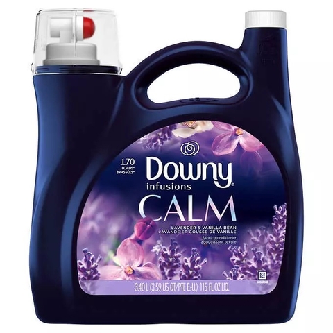 DOWNY - CALM LAVENDER & VANILLA BEAN (NƯỚC XẢ VẢI OẢI HƯƠNG VÀ HẠT VANILLA 3,40L)