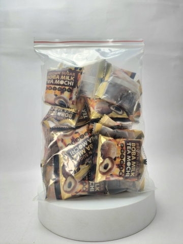 TROPICAL FIELDS - BOBA MILK TEA MOCHI (BÁNH MOCHI TRÀ SỮA TRÂN CHÂU ĐƯỜNG NÂU 20 GÓI)
