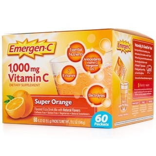 Emergen-C - 1,000mg Vitamin C (Sủi Vitamin C 60 Gói)