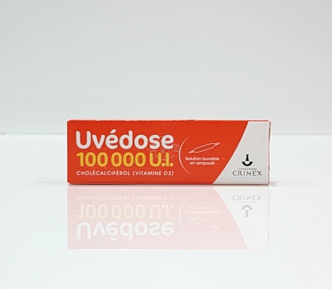 LABORATOIRES CRINEX - UVEDOSE 100 000 U.I CHOLECALCIFEROL (VITAMIN D3 2ml)
