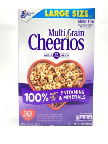 GENERAL MILLS - MULTI GRAIN CHEEERIOS (NGŨ CỐC MULTI GRAIN 340G)