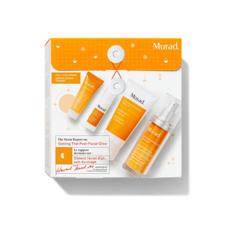 MURAD - THE DERM REPORT ON GETTING THAT POST FACIAL GLOW (Set Dưỡng Trắng Da Giảm Thâm Nám)