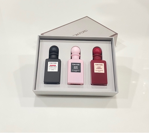 TOM FORD - PRIVATE BLEND MINI DECANTER COLLECTION (FABULOUS EDP 12ml , ROSE PRICK EDP 12ml , LOST CHERRY EDP 12ml)