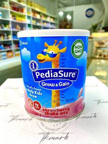 PEDIASURE - GROW & GAIN STRAWBERRY (SỮA BỘT VỊ DÂU 400G)