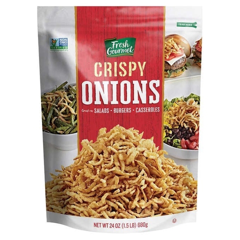 FRESH GOURMET - CRISPY ONIONS (HÀNH TÂY SẤY GIÒN 680G)