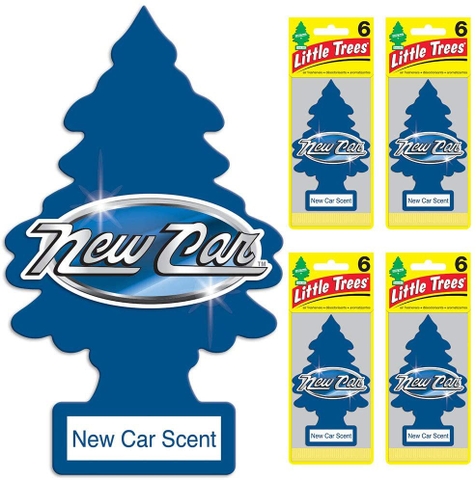 LITTLE TREES - NEW CAR SCENT (SET 6 THÔNG THƠM HƯƠNG XE MỚI)