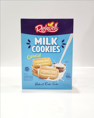 RICHWELL - MILK COOKIES (BÁNH QUY SỮA 160G)