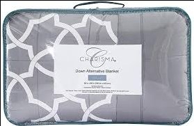 CHARISMA - DOWN ALTERNATIVE BLANKET QUEEN (MỀN CHẰN BÔNG XÁM 248CM x 243CM)