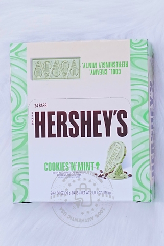 HERSHEY’S - Cookies N Mint (Chocolate 24 Thanh Cookies 936g)