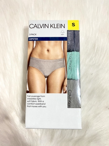 CALVIN KLEIN - HIPSTER (SET 3 QUẦN LÓT NỮ S)