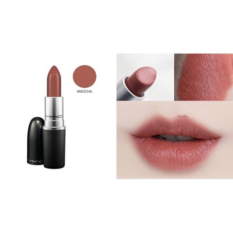 M.A.C - SATIN LIPSTICK C10 MOCHA (SON THỔI C10 MOCHA CAM ĐẤT)