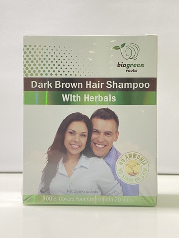 Biogreen Roost - Herbal Light Brown Hair (Gội Phủ Bạc Nâu)