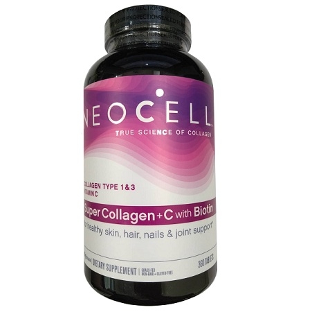 Neocell - Super Collagen +C Type 1 & 3 (Hỗ Trợ Da 360 Viên)