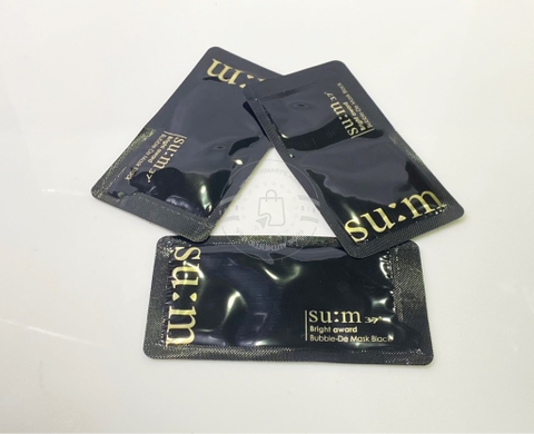 SUM 37 - BRIGHT AWARD BUBBLE-DE MASK BLACK (MẶT NẠ SỦI BỌT 1 MIẾNG)