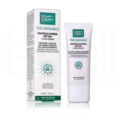 MARTI DERM - Proteos Screen SPF 50+ (KEM CHỐNG NẮNG 50+ 40ml)