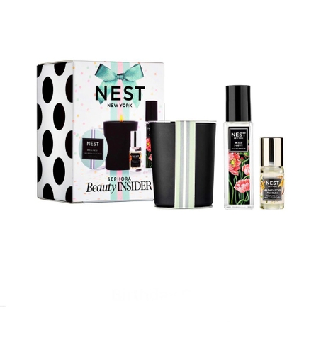 NEST - SEPHORA BEAUTY INSIDER (WILD POPPY EDP 6ml , MADAGASCAR VANILLA PERFUME OIL 3ml , WILD MINT & EUCALYPTUS 27G)
