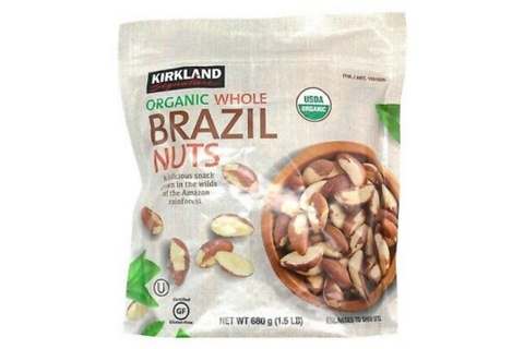 KIRKLAND - ORGANIC WHOLE BRAZIL NUTS (HẠT QUẢ HẠCH 680G)