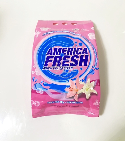 AMERICA FRESH CLEAN - ORIGINAL FRAGANCE WITH SOFTENER (BỘT GIẶT 1KG)