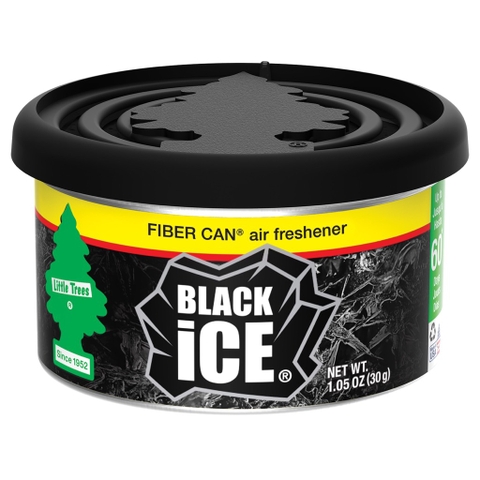 LITTLE TREES - FIBER CAN BLACK ICE (SÁP THƠM HƯƠNG ĐÁ ĐEN 30G)