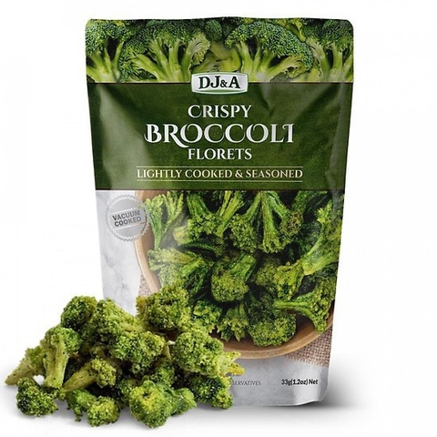 DJ&A - CRISPY BROCCOLI FLORETS (SÚP LƠ XANH SẤY GIÒN 25G)