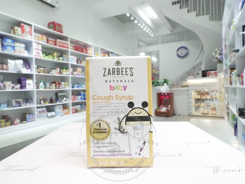 Zarbee’s - Cough Syrup 2 Months (Giảm Ho Cho Bé 2 Tuổi 59ml)