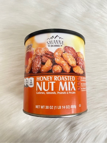 SAVANNA ORCHARDS - NUT MIX (HẠT KHÔ TẨM MẬT ONG 850G)