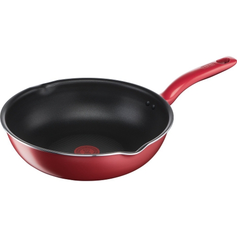 TEFAL - SO CHEF ALL HOBS + INDUCTION (CHẢO CHỐNG DÍNH ĐÁY SÂU, ĐỎ 28cm)