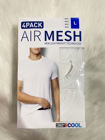 AIR MESH - New Lightweight Technology (SET Áo 3 Cái Trắng)