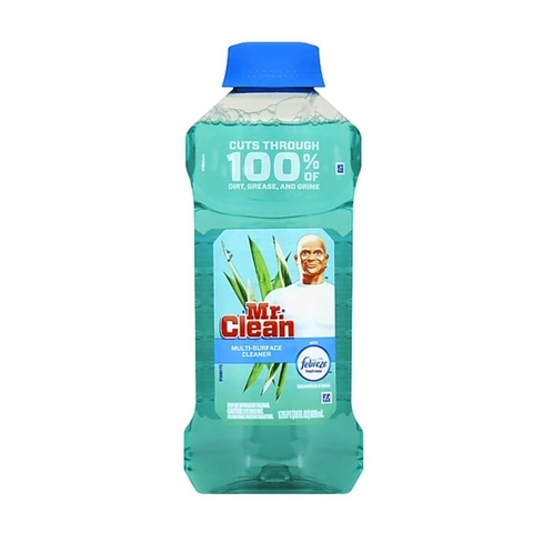MR.CLEAN - MULTI-SURFACE CLEANSER FEBREZE (NƯỚC LAU SÀN XANH NHẠT 828ml)