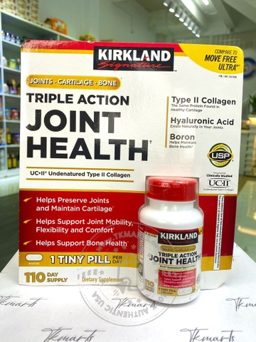 KIRKLAND - Joint Health (Hỗ Trợ Xương Khớp 110 Viên)