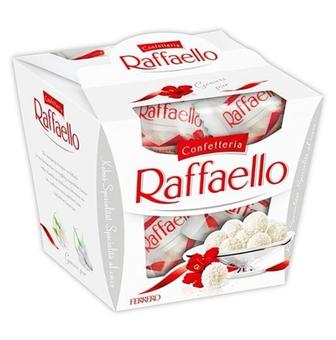 CONFETTERIA - RAFFAELLO ( CHOCOLATE PHỦ DỪA 150G)