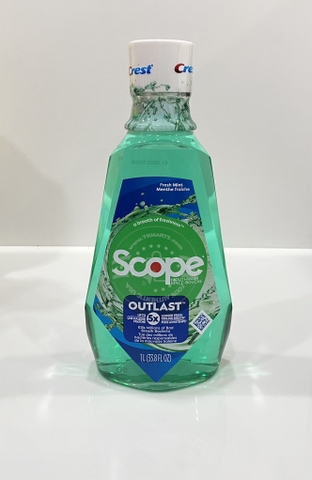 CREST - SCOPE OUTLAST (NƯỚC XÚC MIỆNG BẠC HÀ 1L)