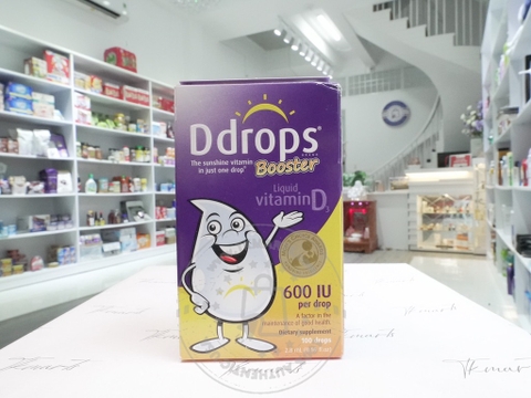 D Drop Booster - Vitamin D3 600 IU (Cung Cấp Vitamin D3 Cho Bé)