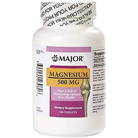 MAJOR - MAGNESIUM 500MG (HỖ TRỢ XƯƠNG KHỚP 100 VIÊN)