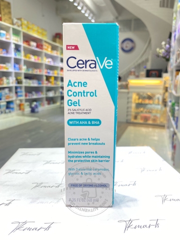 CERAVE - Acne Control Gel (Gel Trị Mụn 40ml)