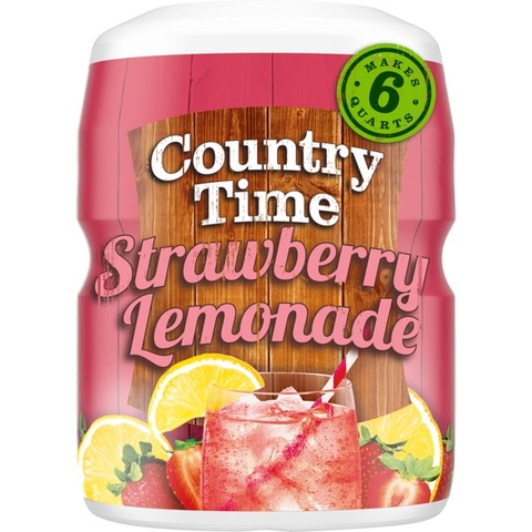 Country Time - Strawberry, Lemonade (Chanh, Dâu 510g)