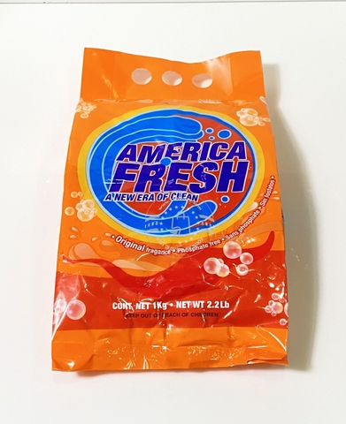 AMERICA FRESH CLEAN - ORIGINAL FRAGANCE (BỘT GIẶT 1KG)