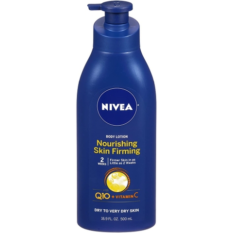 NIVEA - Lotion Nourishing Skin Firming (SỮA DƯỠNG THỂ DA KHÔ CHỨA Q10 500ml)