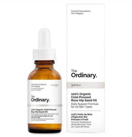 THE ORDINARY - 100% COLD PRESSED ROSE HIP SEED OIL (TINH DẦU CẤP ẨM DƯỠNG SÁNG DA 30ml)