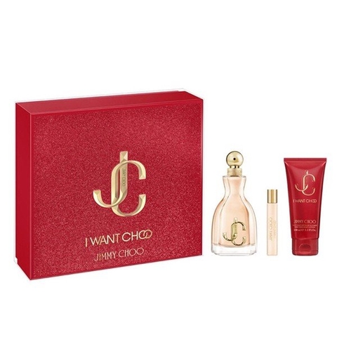 JIMMY CHOO - I Want Choo (GIFT SET EDP 7,5ml, 100ml & Dưỡng Thể 100ml)