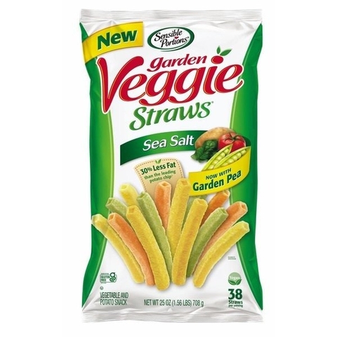 SENSIBLE PORTIONS - GARDEN VEGGIE STRAWS SEA SALT (BÁNH RAU CỦ 708G)