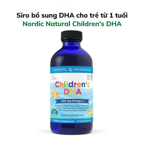 NORDIC NATURALS - CHILDREN'S DHA (BỔ SUNG DHA CHO BÉ 237ml)