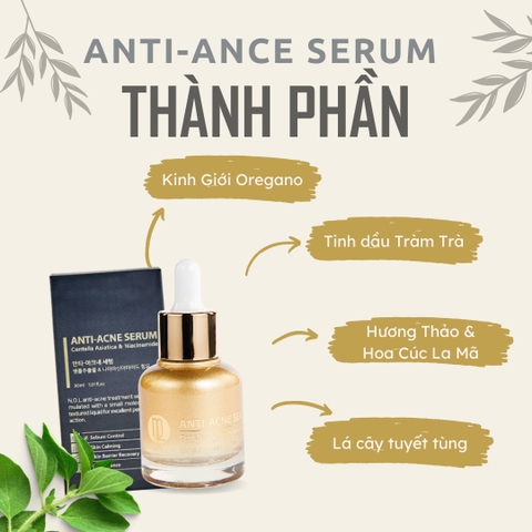 N.O.L - ANTI-ACNE SERUM (SERUM TRỊ MỤN 30ml)