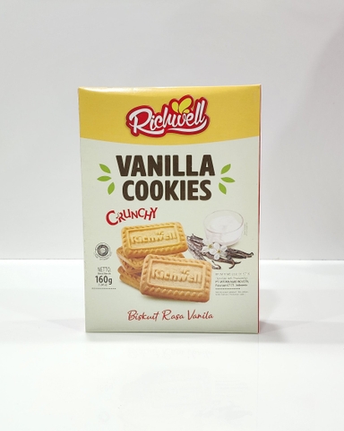 RICHWELL - VANILLA COOKIES (BÁNH QUY VANILLA 160G)