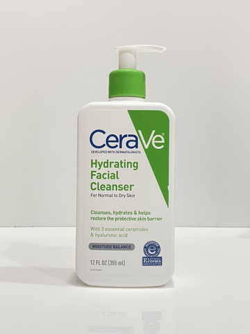 CERAVE - HYDRATING FACIAL CLEANSER (SỮA RỬA MẶT DA KHÔ 355ml)