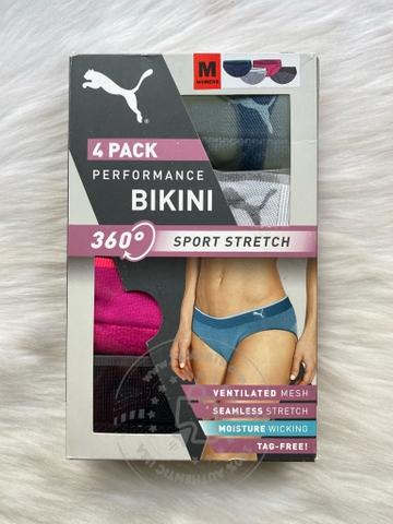 PUMA - Performance BIKINI (SET Quần Lót 4 Cái)
