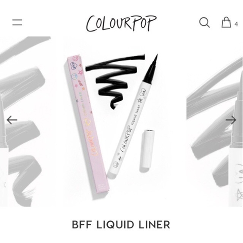 COLOURPOP - BFF LIQUID LINER (Kẻ Mắt Nước 0.55ml)
